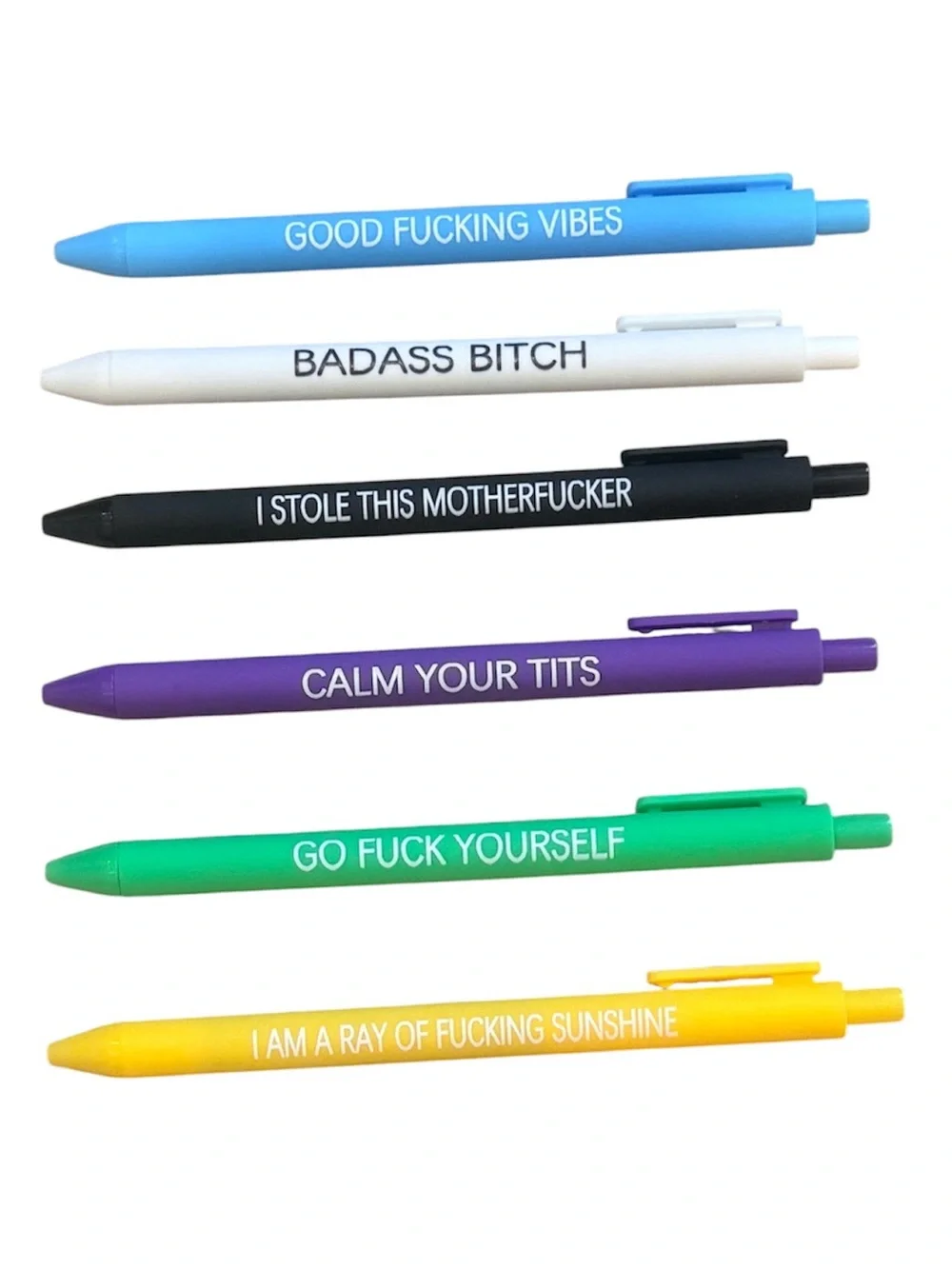 Funny Adult Humor Novelty Pen Set Multicolor Office Pens